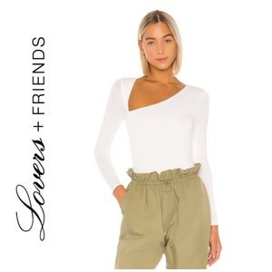 Lovers + Friends • Cullen Bodysuit in White